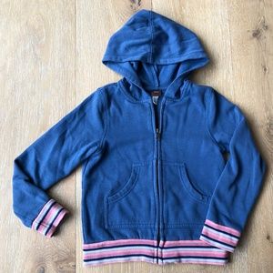 Tea Collection Hooded Zip Sweatshirt with Wings!